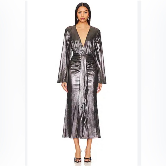 Caroline Constas Dresses & Skirts - Caroline Constas Dorian Dress in Gunmedal XS NWT